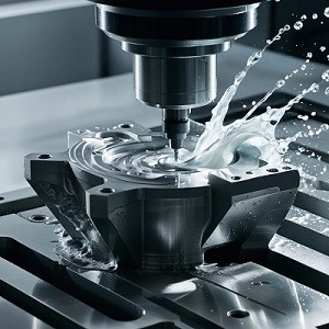 CNC machining illustration, not claimed as a photograph of this workshop.